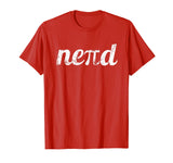 Nerdy Math Pi Tshirt for Men Women Kids