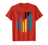 Vintage Bahamian American Flag T-shirt Bahamas America