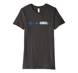 A Great Airstream t-shirt with a blue neon heartbeat!!