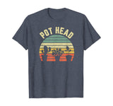 Pot Head Shirt Funny Gardener Plant Lover Gardening T-Shirt