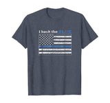 Thin Blue Line Shirt I Back the BLUE American Flag Law