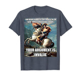 Funny History Hipster Napoleon Bonaparte Argument T-Shirt