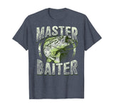 Fishing Master Baiter Funny Fish Novelty Dads Christmas Gift T-Shirt