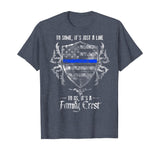 Thin Blue Line - Family Crest T-Shirt