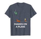 Snakes On A Math Plane Funny Snake T-Shirt