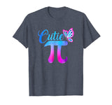 Cute &amp; Funny Cutie Pi Math Pie Butterfly T-Shirt
