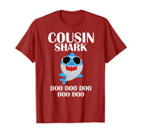 Cousin Shark T-Shirt Doo Doo Doo Funny Cousin Birthday Gift T-Shirt