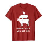 Funny BBQ T Shirt Smoking Meat Smoker Accessories Grilling