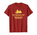 Funny History Shirt Ancient Egypt Cat Internet Humor Gift