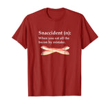 funny good bacon lovers shirt - Snaccident, bacon