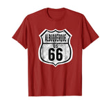 Albuquerque New Mexico Historic Route 66 Distressed T Shirt