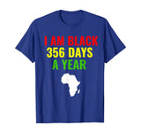 Black 365 Days A Year Black History Month Gift African Mens T-Shirt