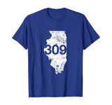 Peoria Pekin Area Code 309 Shirt, Illinois Souvenir Gift