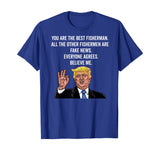 Trump Fisherman Funny Fisher Hook Gifts Shirt