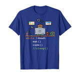 Computer Science Python Programmer Eat Code Sleep T-Shirt
