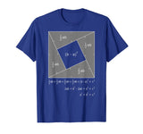 Pythagorean Theorem Algebraic Proof Math T-Shirt