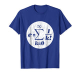 Euler Math equation fun shirt for scientist and math lovers