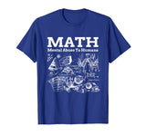 Funny Math Acronym T-shirt - Math: Mental Abuse to Humans