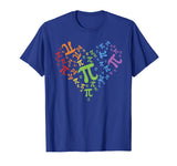 Pi Day Shirt Rainbow Heart Math LGBT Gay Lesbian Pride Gift