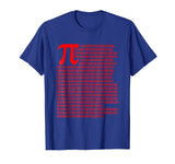 Pi Digits Science Geek Funny Nerd Math Symbol Lover T-Shirt