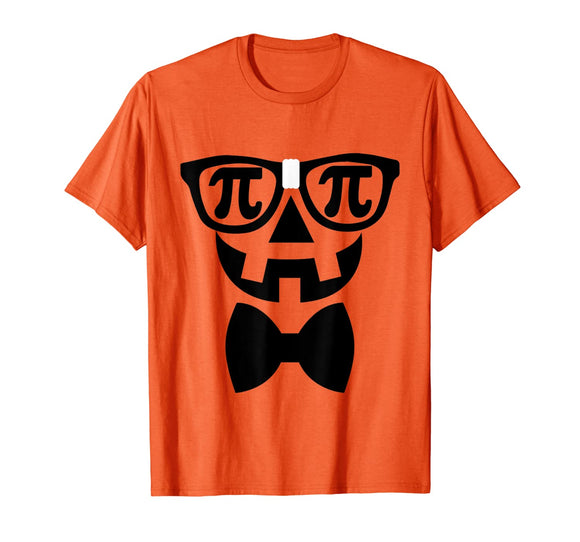 Pumpkin Pi Tshirt, Halloween Nerd Costume, Funny Math Pun T-Shirt