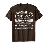 Funny Pop Pop Dad Shirt Valentine Fathers Day Christmas Gift T-Shirt