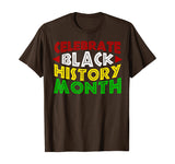 Celebrate Black History Month T-Shirt for Men Women Kids