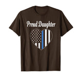Proud Daughter of Police Officer Shirt - Law Enforcement Tee