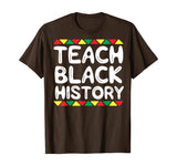 Teach Black History T-Shirt Teacher School African Tribal T-Shirt