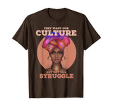 African American t shirts for women Black History Culture T-Shirt