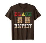 Black History T Shirt African Pride Month Past Future Gift