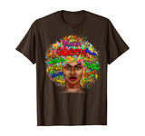Dashiki Graffiti Black Woman History Month 2020 T-Shirt