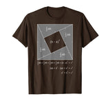 Pythagorean Theorem Algebraic Proof Math T-Shirt