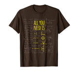 All You Need Is Love Math T shirt - Math Equation T Shirt