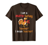 Pi Thanksgiving Turkey Math Teacher Shirts Gift