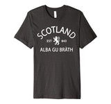 Scottish History Clothing - Scotland Flag Apparel - Scotland Premium T-Shirt