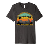 On A Dark Desert Highway Santa Southern Christmas Hippie Premium T-Shirt