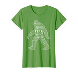 Bigfoot Yeti Sasquatch Funny Word Cloud Gift T-Shirt