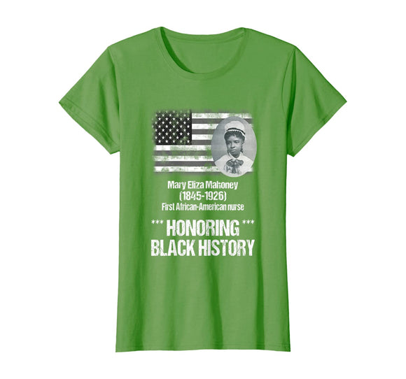 Black History tshirt featuring 1st African American Nurse T-Shirt