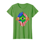 Brazilian Blood Inside Me T-Shirt | Brazil Flag Gift