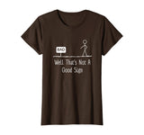 Well Thats Not A Good Sign Funny Stick Figure Family T-Shirt