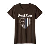 Police Mom Shirt - Law Enforcement Gift T-shirt Proud Mom