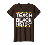 Teach Black History T-Shirt Teacher School African Tribal T-Shirt
