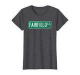 Retro Style Fairfield CA Street Sign T-Shirt