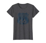 California Historic Route 66 Retro Distressed Graphic Shirt