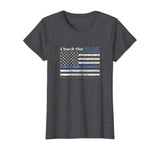 Thin Blue Line Shirt I Back the BLUE American Flag Law