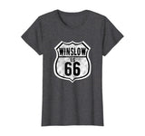 Winslow Arizona Historic Route 66 Distressed Graphic T-Shirt