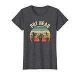 Pot Head Shirt Funny Gardener Plant Lover Gardening T-Shirt