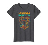 Sankofa African Heart Symbol for Black History Month T-Shirt