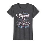 Pi Day Shirt Sweet As Pi Math Gift Kids Womens Mens Grunge